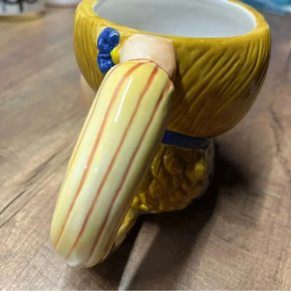 NEW Vintage 2001 Ceramic Full Face Teacher Girl Blonde Hair Coffee Mug - Picture 3 of 9